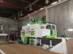 不銹鋼板雙面霧化自動噴砂機，不銹鋼板雙面自動噴砂機設備